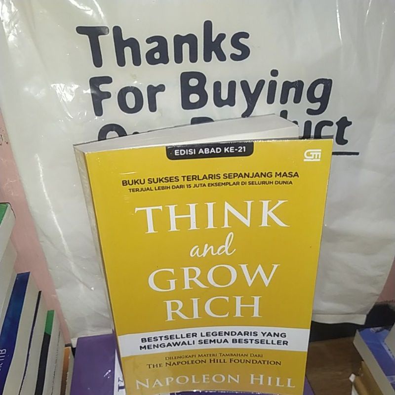 Jual Paket Think And Grow Rich Kunci Berpikir Positif Ala Napoleon