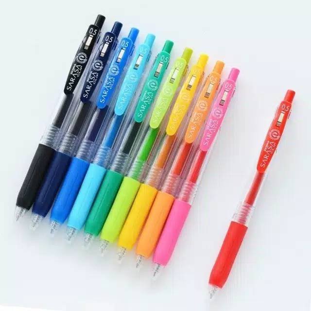 Jual Pulpen Zebra Sarasa Clip Mm Pc Shopee Indonesia