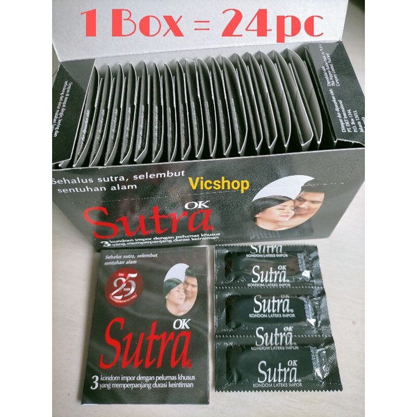 Jual Kondom Sutra Merah Gerigi OK Plus 1box Isi 24pc Shopee Indonesia