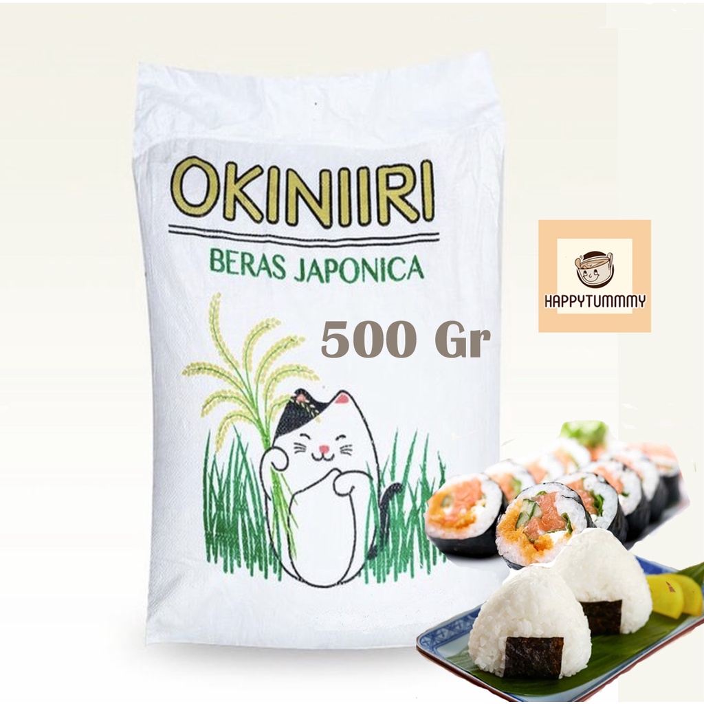 Jual Beras Jepang Sushi Gimbap OKINIIRI KOSHIHIKARI 500 Gram Japonica