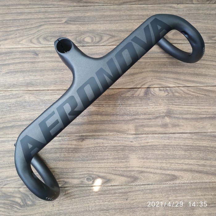 Jual Aeronova Full Carbon Roadbike Drop Bar Integrated Stem Dropbar