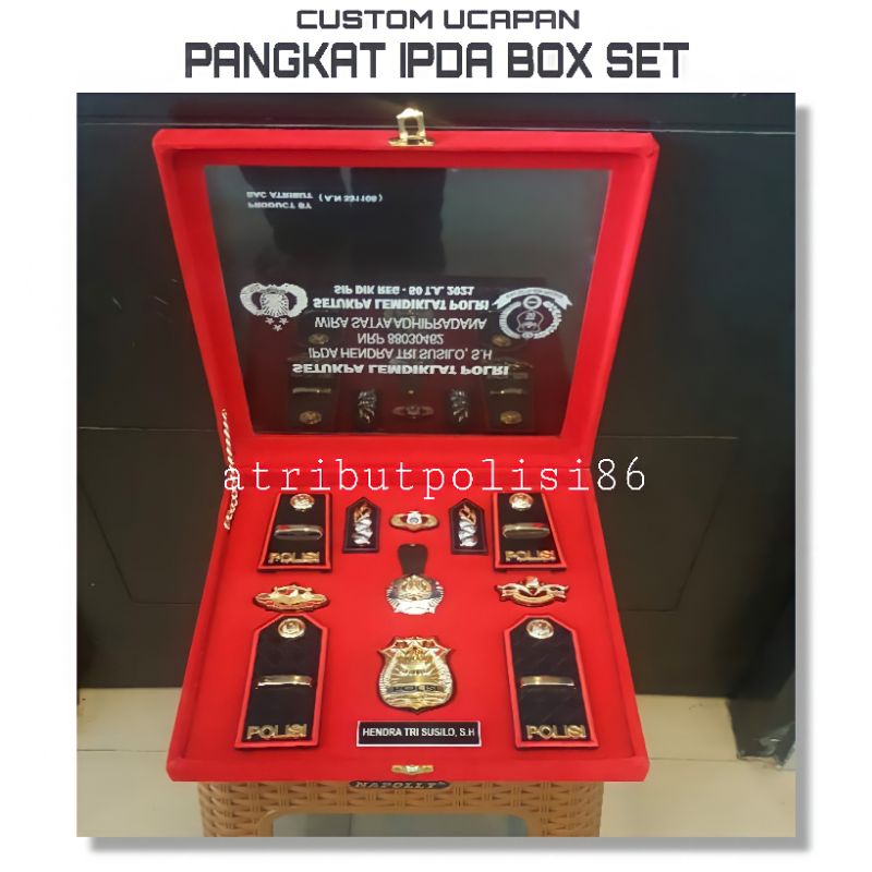 Jual Pangkat Ipda Box Set Pangkat Ipda Polri Pangkat Ipda Set