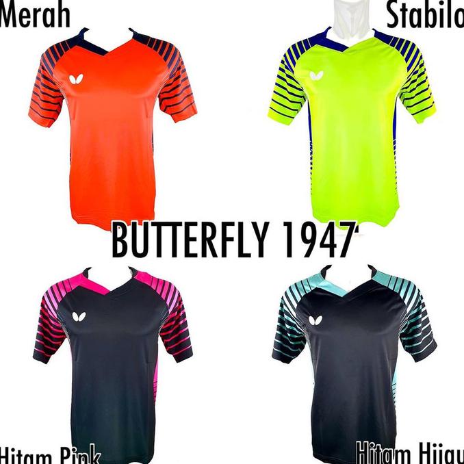 Jual Obral Baju Butterfly Kaos Tenis Meja Butterfly Import Logo