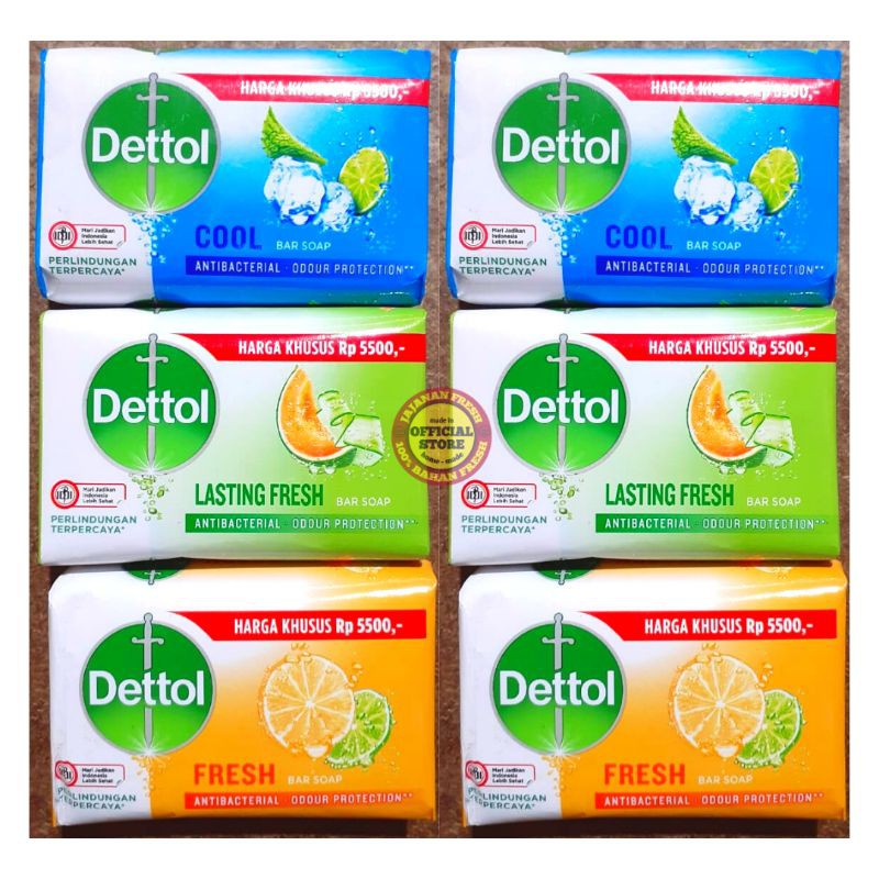 Jual Dettol Sabun Mandi Batang Anti Bakteri Gr Shopee Indonesia