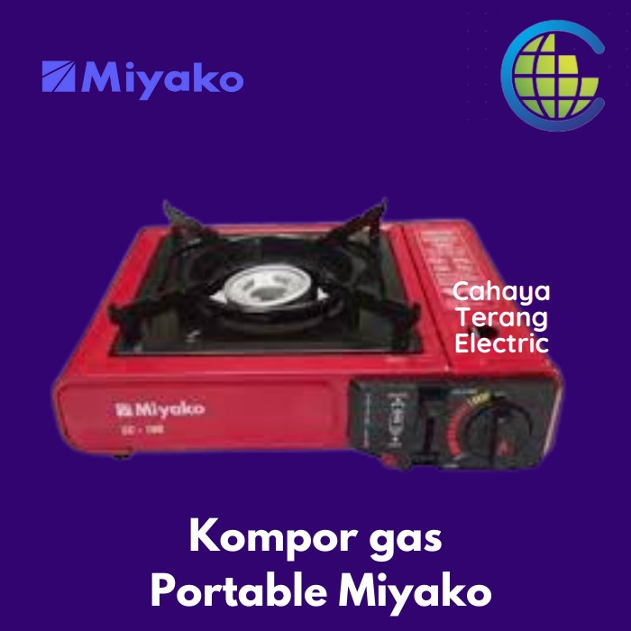 Jual Miyako Kompor Gas CC 100 CC100 Portable Travel Shopee Indonesia