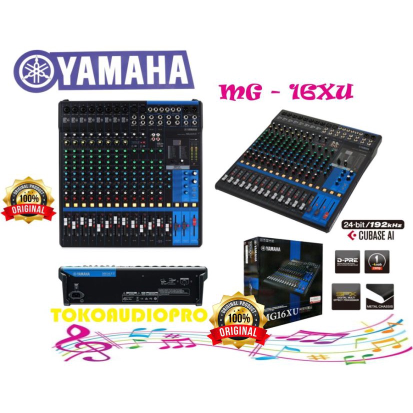 Jual Yamaha Mg Xu Channel Mixer With Effect Original Yamaha Mg Xu