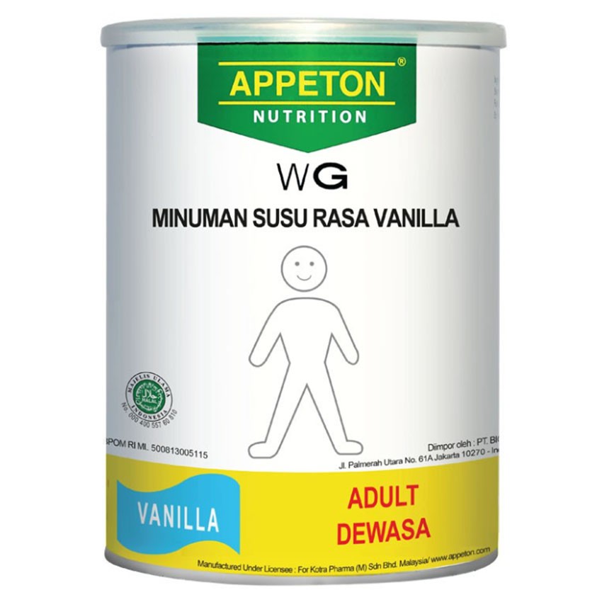 Jual Appeton Weight Gain Susu Untuk Gemuk Badan Rasa Vanilla Dewasa