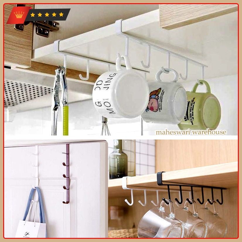 Jual Rak Gantungan Peralatan Dapur Besi Model Hook Shopee Indonesia