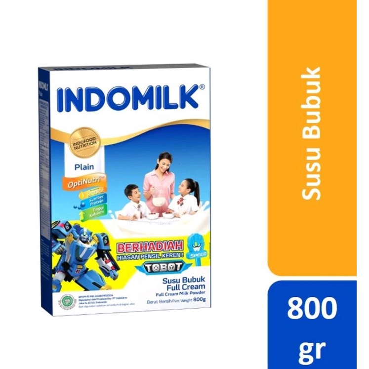 Jual Indomilk Susu Bubuk Full Cream Instan Plain Box 800gr Shopee