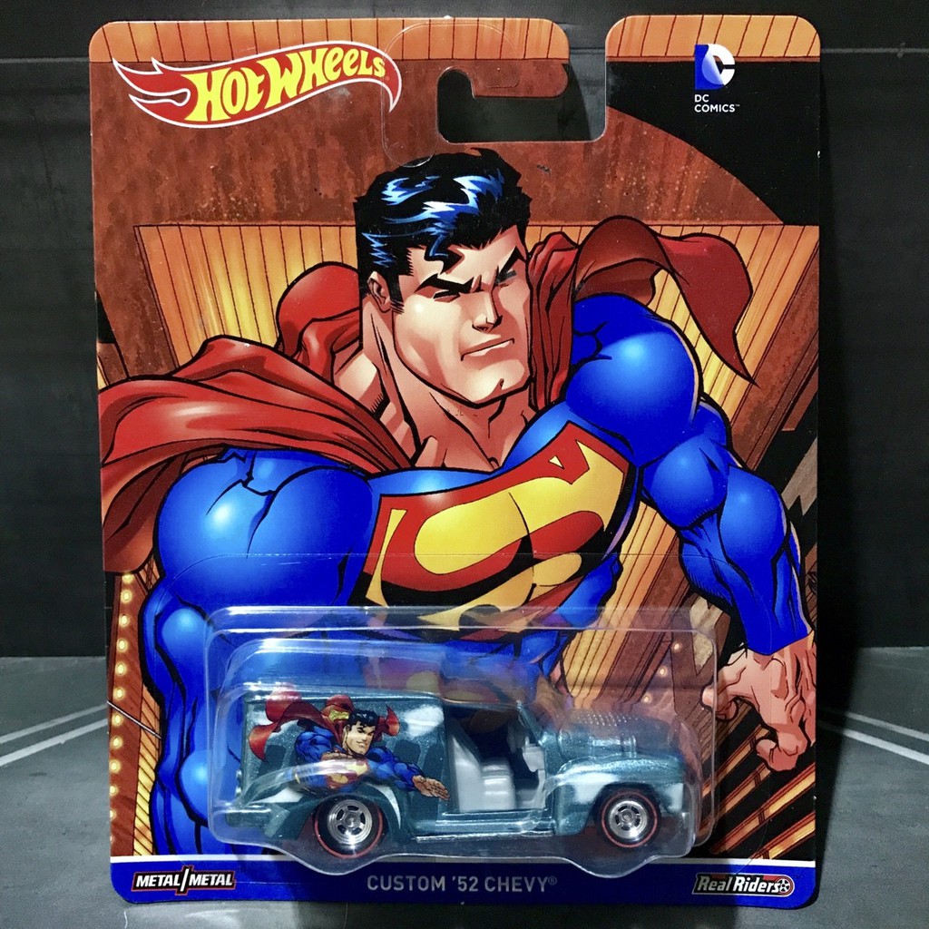 Jual Hot Wheels Custom Chevy Superman DC Universe Pop Culture Ban Karet Shopee Indonesia