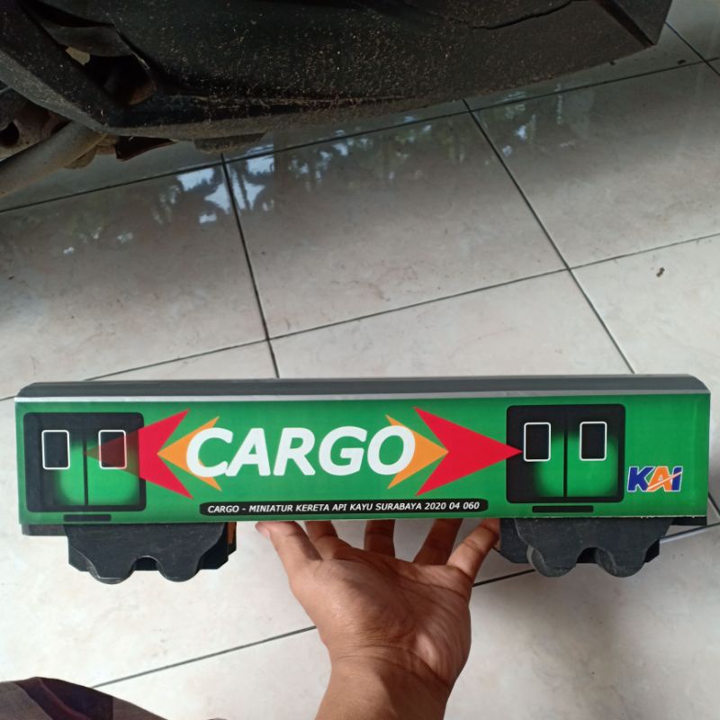 Jual Gerbong Cargo Barang MINIATUR Kereta Api Indonesia Shopee Indonesia