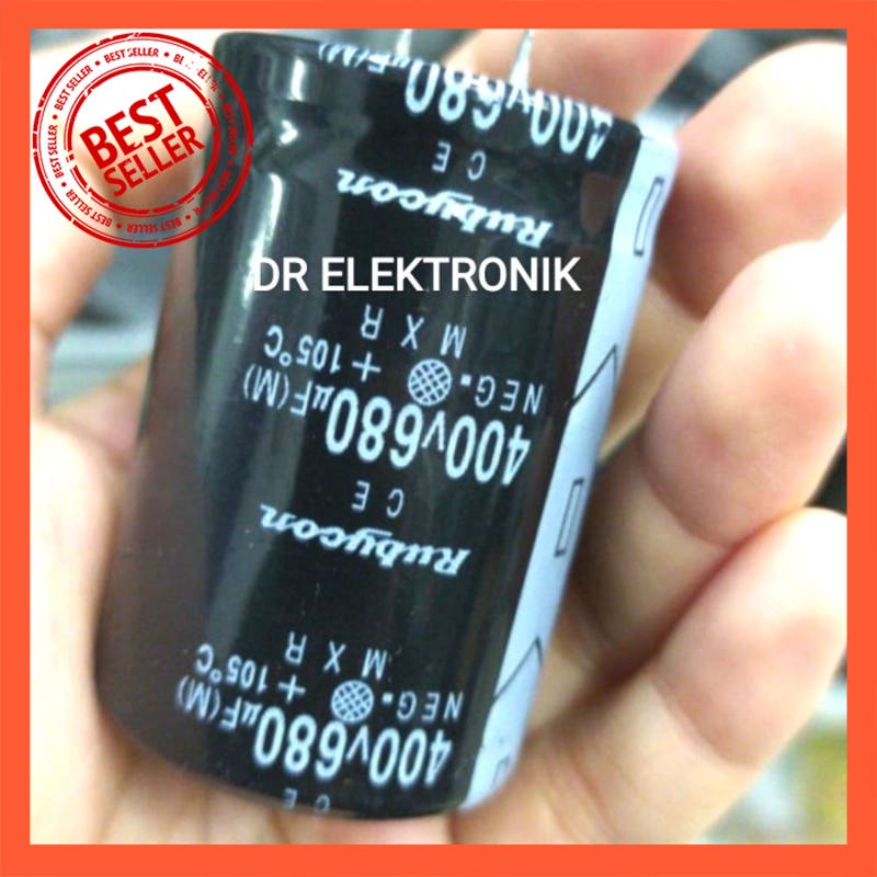 Jual Elco Elko Rubycon Asli Kapasitor 680uf 400v 680uf 400volt 680 400