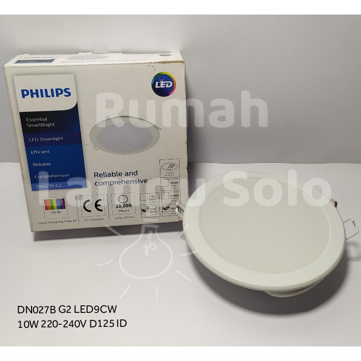 Jual PHILIPS DOWNLIGHT INBOW DN027B G2 LED9 CW 10W PUTIH 900lumen