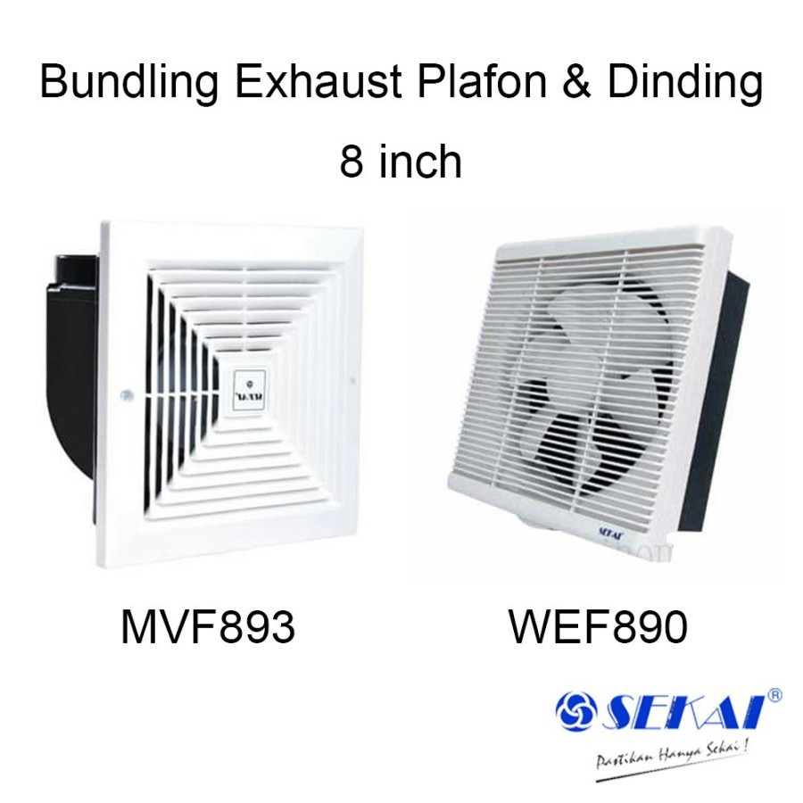 Jual Sekai Kipas Exhaust Fan Hisap Plapon Plafon Inch Mvf Mvf