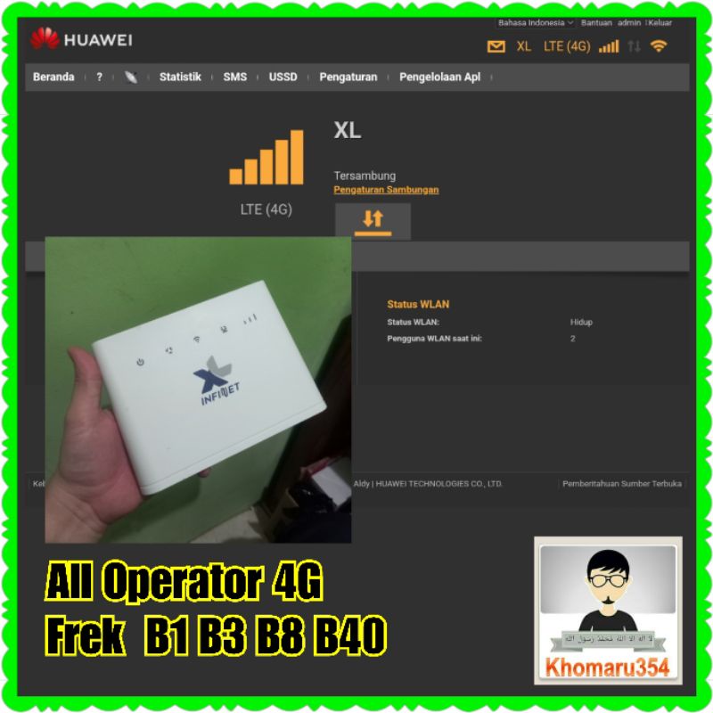 Jual Unlock Modem Home Router Huawei B S Xl Home Shopee Indonesia