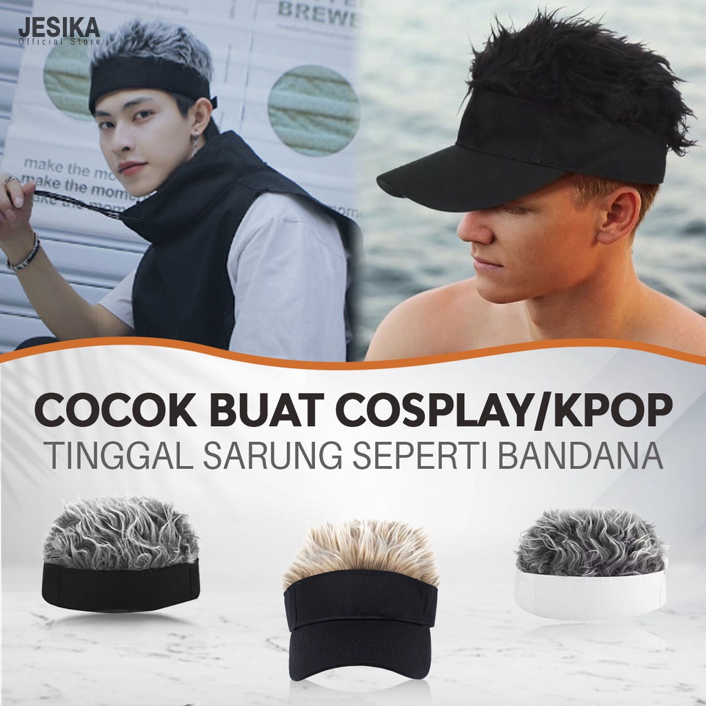 Jual Wig Cosplay Topi Pria Cowok Anime Naruto Kakashi Kostum Rambut