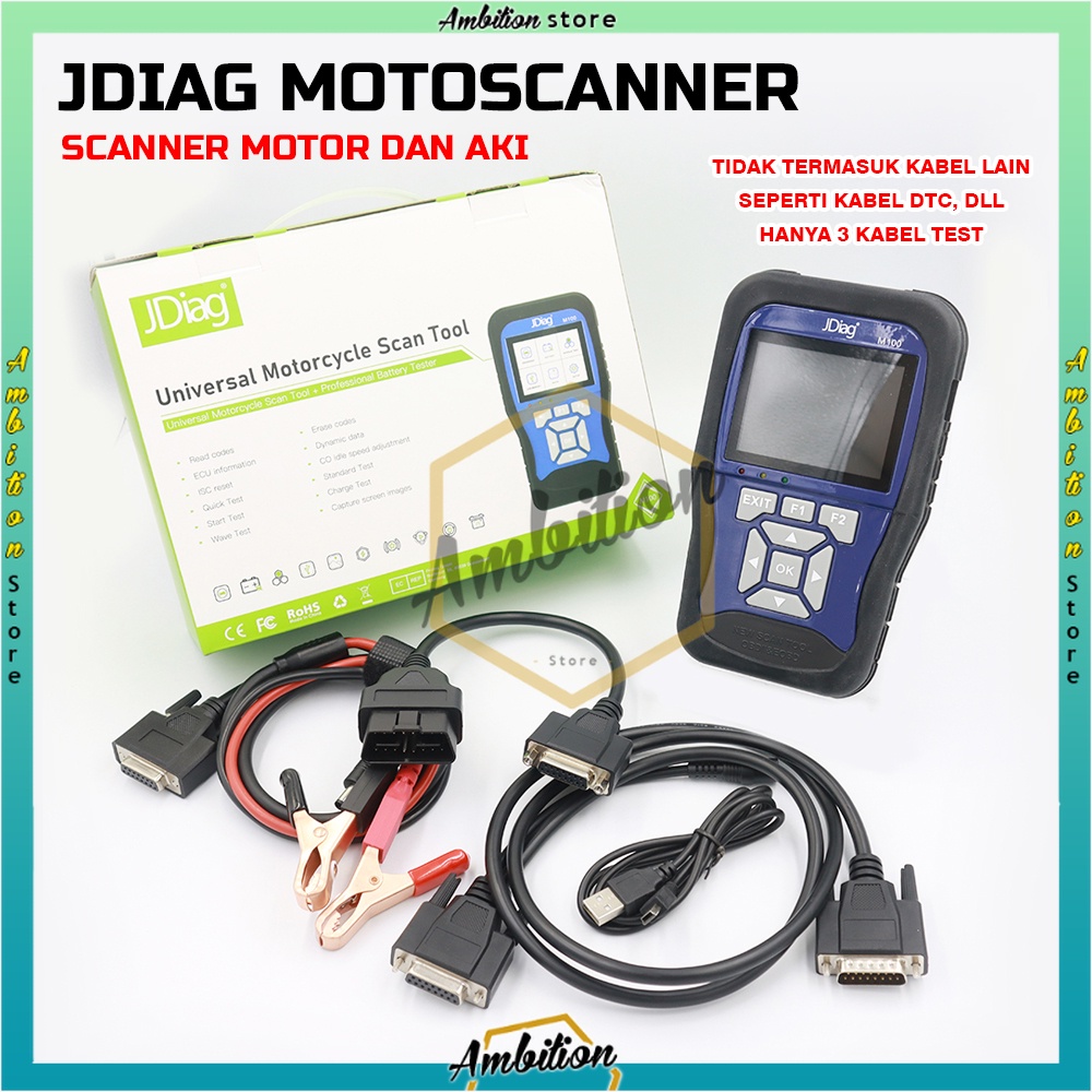 Jual JDiag M100 Motor Diagnostic Scanner OBD2 Motor Scaner Motor