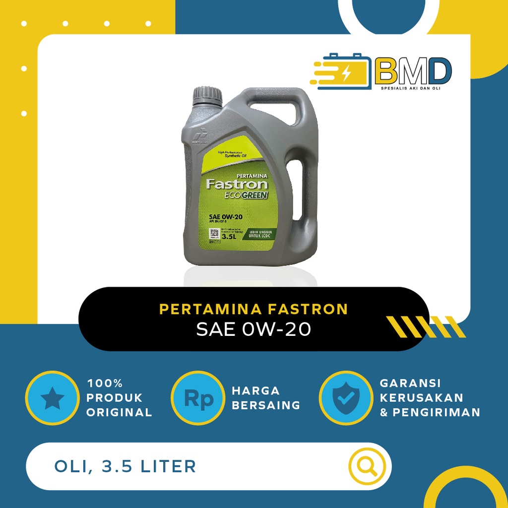 Jual Oli Pertamina Fastron Eco Green SAE 0W 20 4 Liter Shopee Indonesia