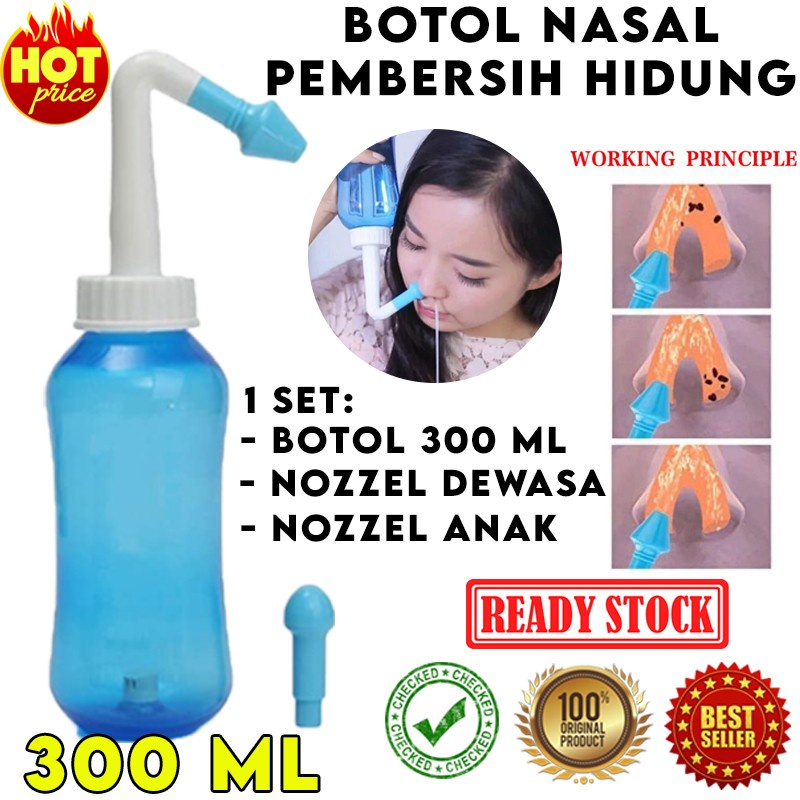 Jual BOTOL NASAL WATERPULSE BOTOL NASAL ALAT PENCUCI HIDUNG NASAL NOSE