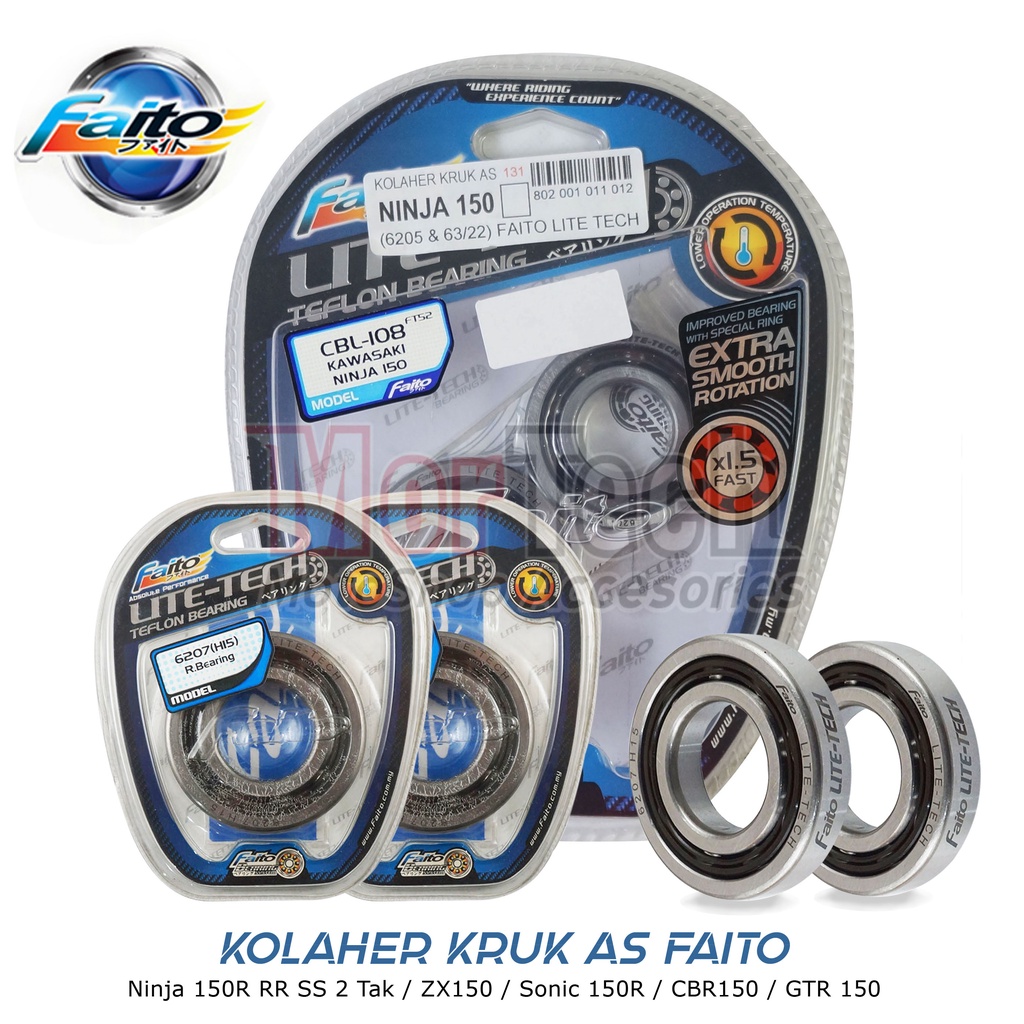 Jual Faito Lite Tech Bearing Kolaher Laher Kruk As Racing Ninja R Rr