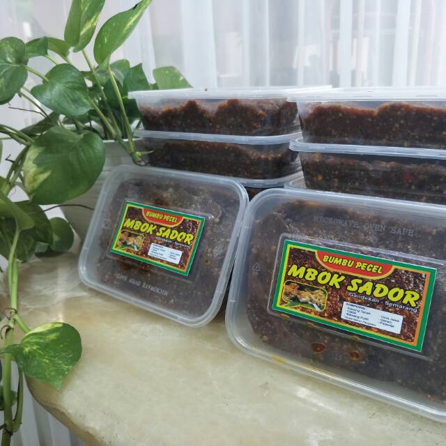 Jual Sambel Pecel MBOK SADOR PEDAS 500gr Shopee Indonesia