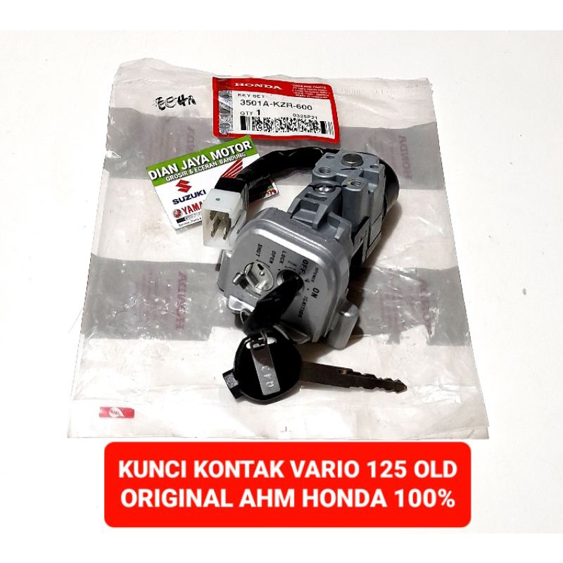 Jual KUNCI KONTAK KEY SET HONDA VARIO 125 FI 3501A KZR 600 ORI AHM HGP