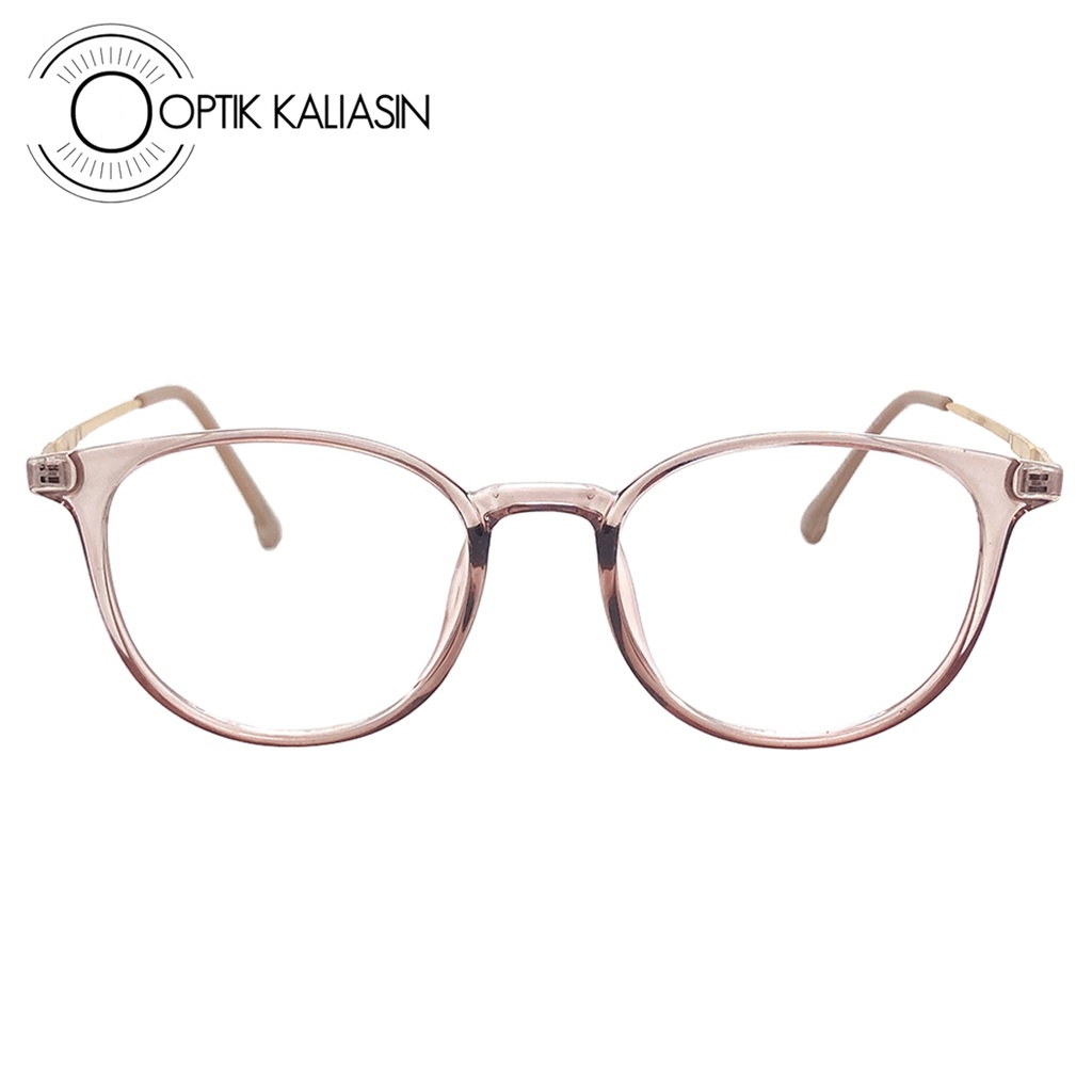 Jual Optik Kaliasin Frame Kacamata Pria Wanita Bulat Lentur Anti