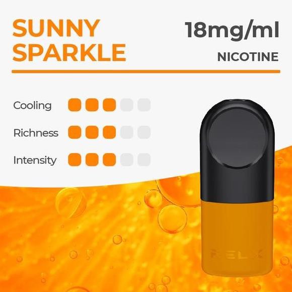 Jual Relx Infinity Pod Pro Sunny Sparkle Orange Soda Pack Isi