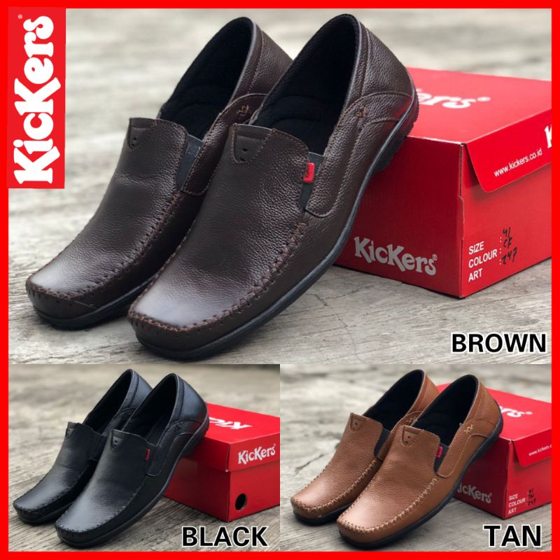 Jual SEPATU PANTOPEL PRIA KICKERS KULIT ASLI 100 SEPATU KICKERS