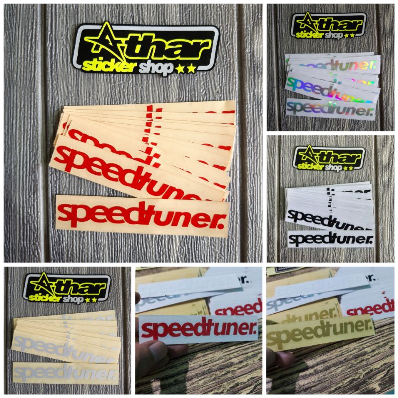 Jual STICKER SPEEDTUNER CUTTING STICKER CUTTING MOTOR CUTTING STICKER