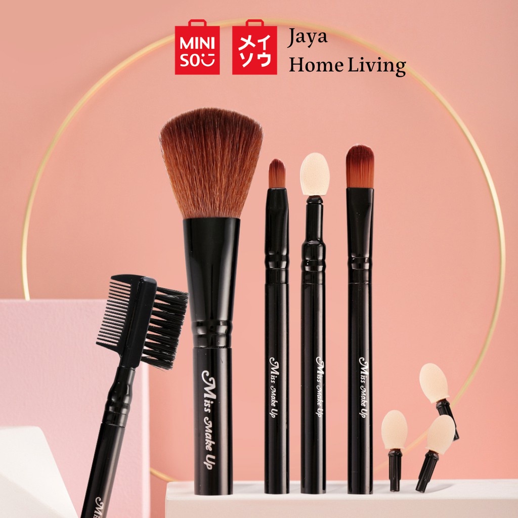 Jual Promo Miniso Set Kuas Makeup Luxury Make Up Brush Piece Set