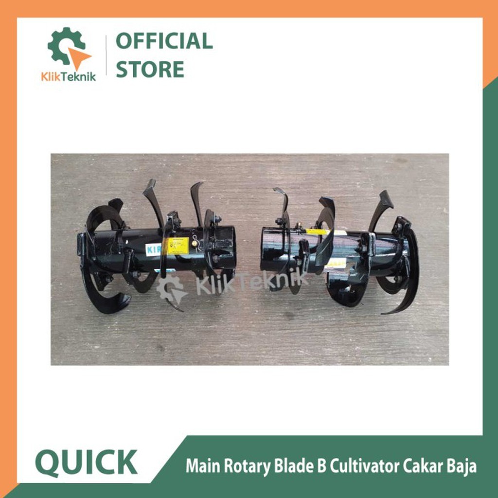 Jual Quick Main Rotary Blade B Cultivator Cakar Baja Shopee Indonesia