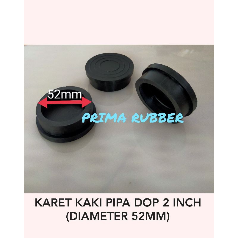 Jual KARET KAKI PIPA DOP 2 INCH 52mm KAKI MEJA RAK KURSI CHITOSE BESI