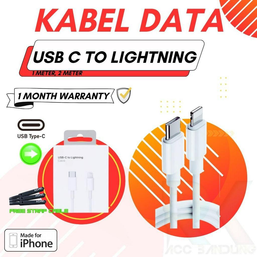 Jual Kabel Data Iphone Usb C To Lightning Type C To Lightning Meter