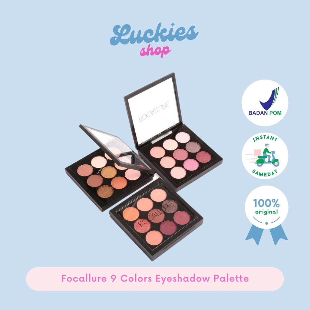 Jual Official Distributor Focallure Colors Eyeshadow Palette Fa