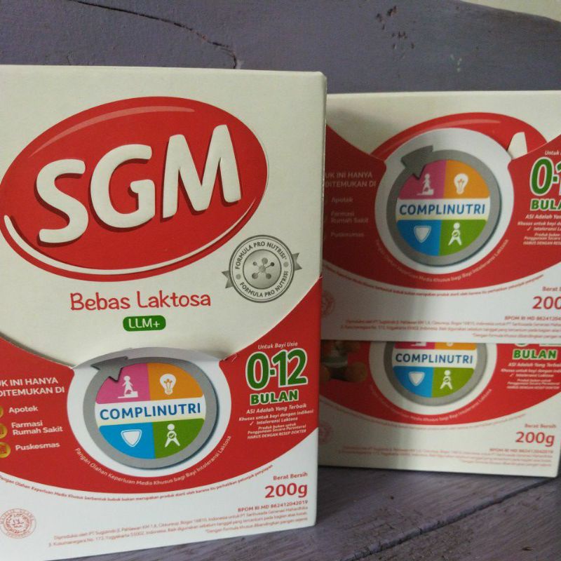 Jual Sgm Llm Bebas Laktosa Gr Shopee Indonesia