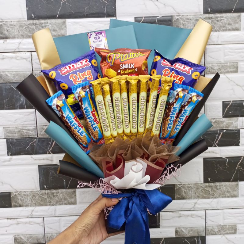 Jual BOUQUET SNACK BUCKET SNACK BUCKET MAKANAN Shopee Indonesia