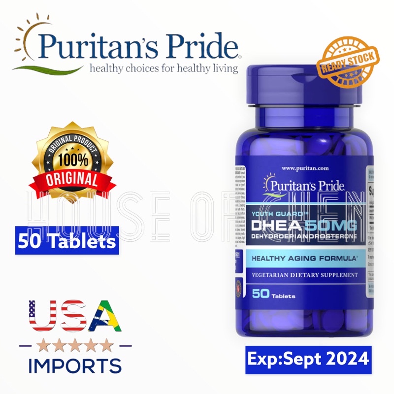 Jual PURITAN PRIDE Dhea 50mg 50 Tablets Puritans Pride USA Shopee