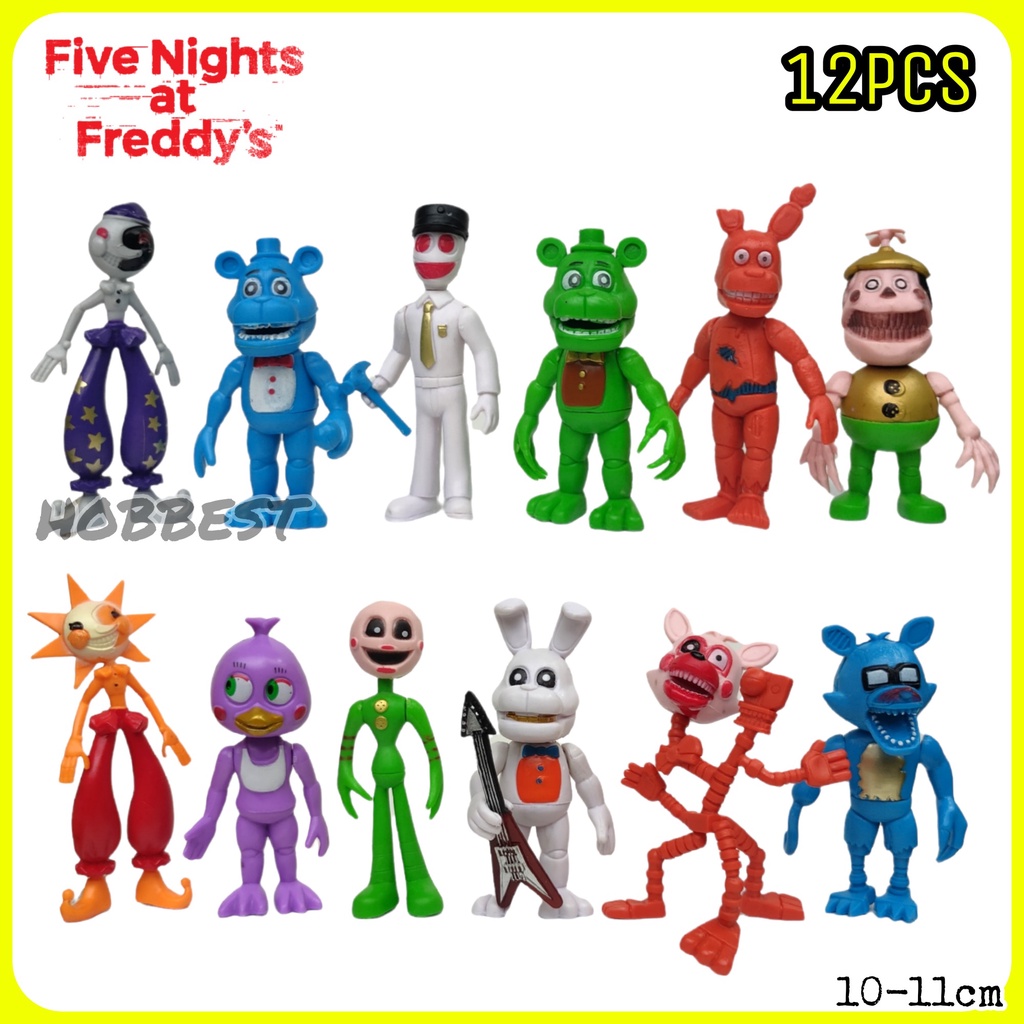 Jual Action Figure FIVE NIGHTS AT FREDDY S Isi 12 Pcs Miniatur Pajangan