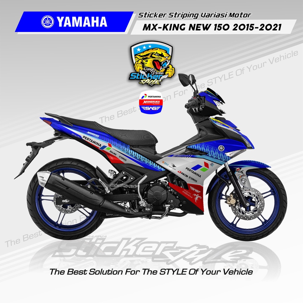 Jual DECAL FULL BODY STIKER STRIPING VARIASI LIS YAMAHA MX KING 150