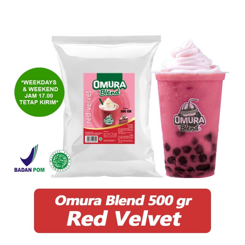 Jual Serbuk Minuman Omura Blend Red Velvet Gram Shopee Indonesia