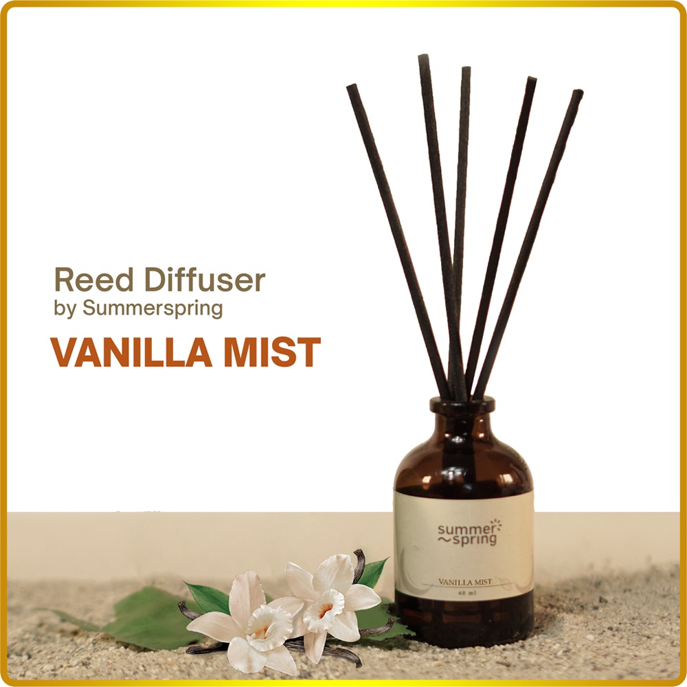 Jual Pengharum Ruangan Aromaterapi Summerspring Reed Diffuser Vanilla