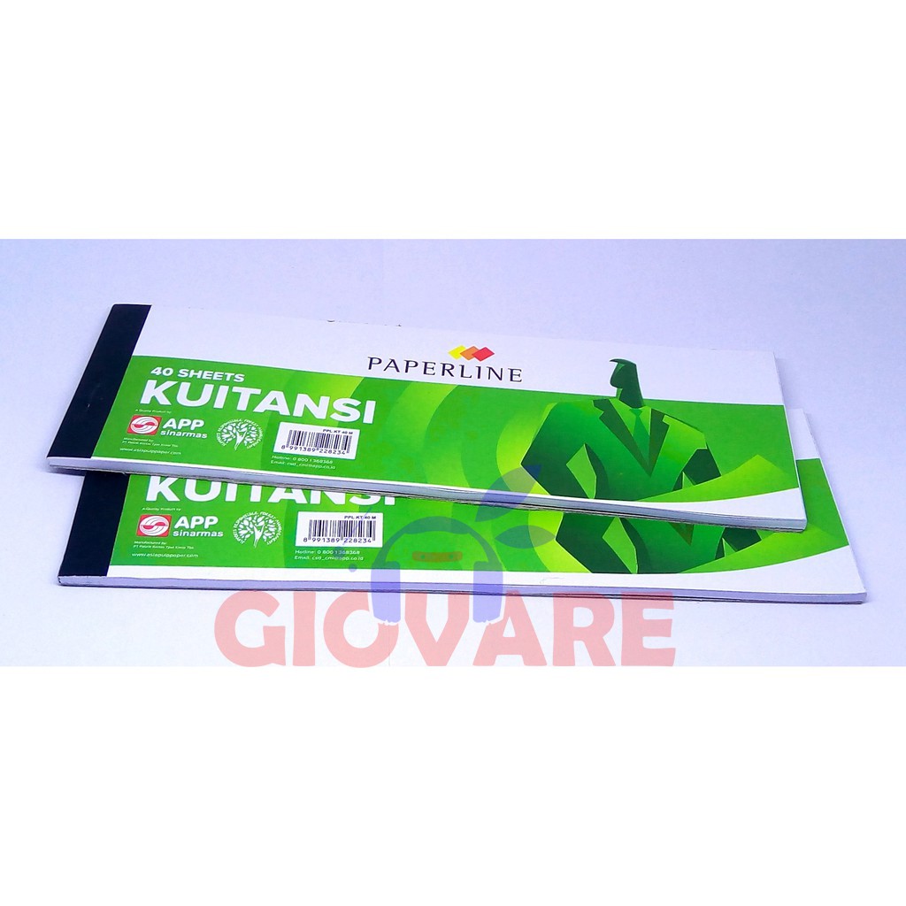 Jual Buku Kuitansi Paperline Kwitansi Paperline 40 Lembar Kecil PPL