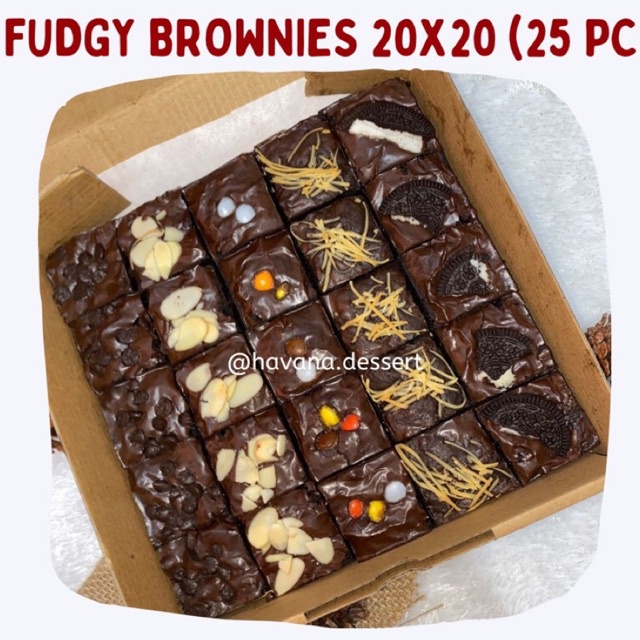 Jual Fudgy Brownies Brownies Sekat Brownies Panggang Premium Box