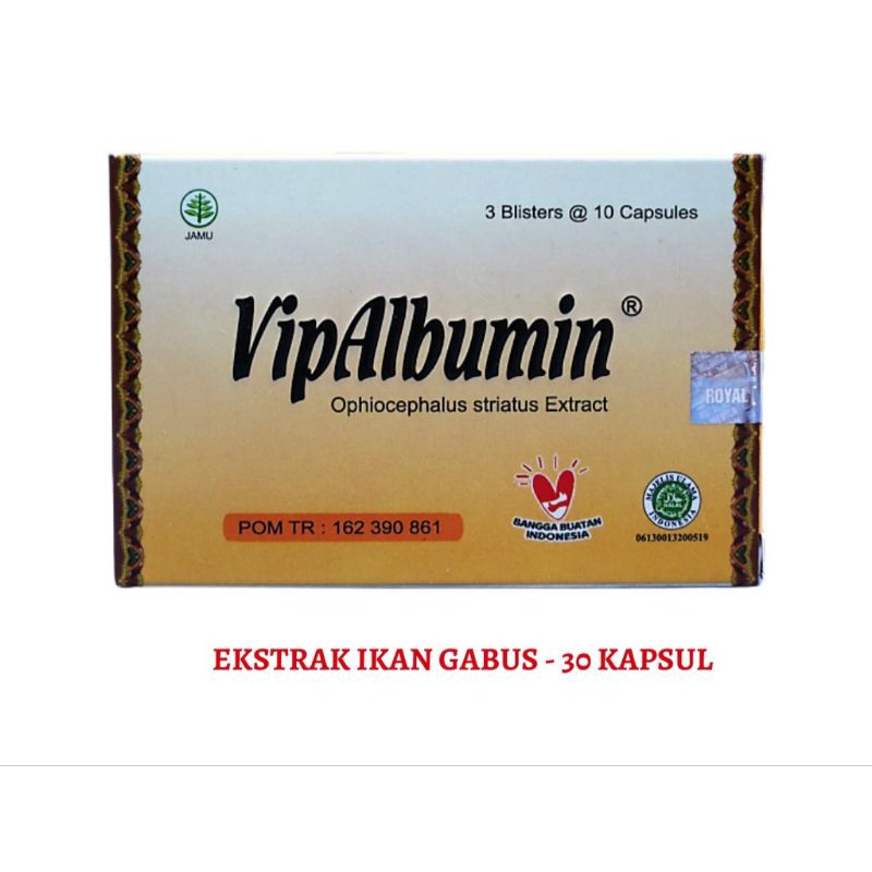 Jual VipAlbumin 500mg 30 S Kapsul Shopee Indonesia