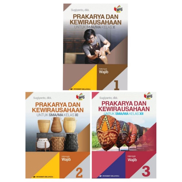 Jual BUKU PRAKARYA DAN KEWIRAUSAHAAN KELAS X XI XII SMA K13 ERLANGGA