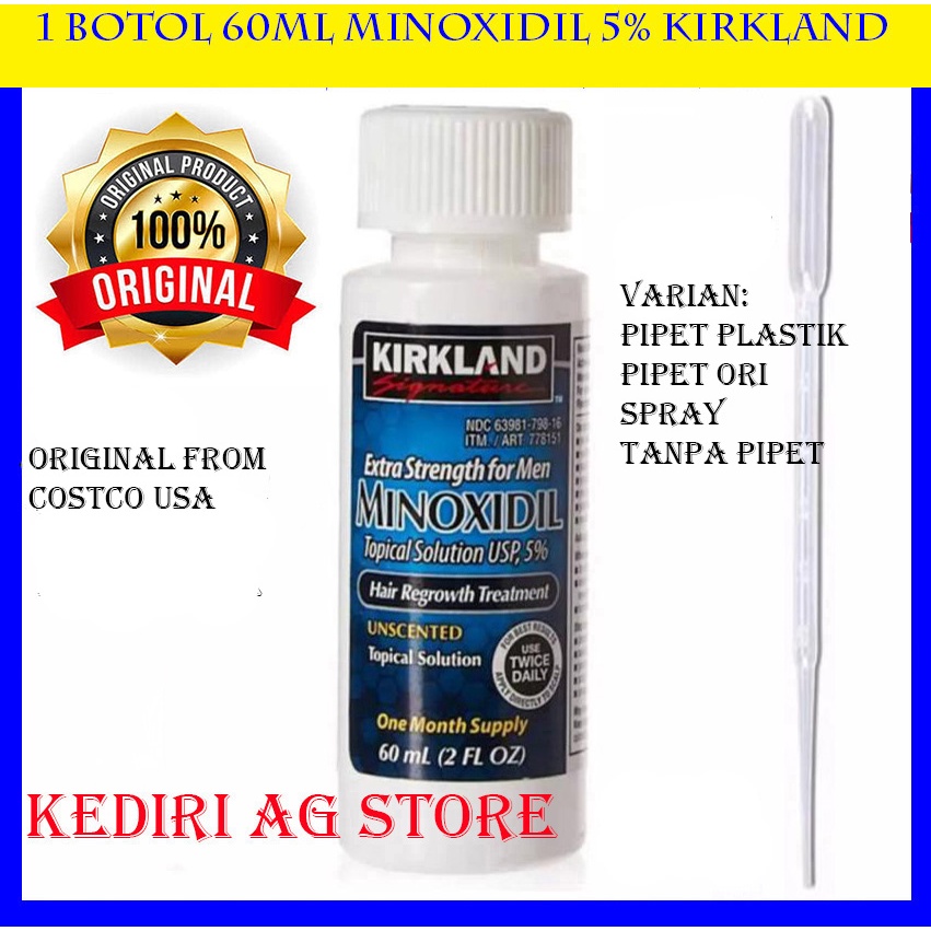 Jual Btl Minoxidil Kirkland Signature Ml Penumbuh Rambut Brewok