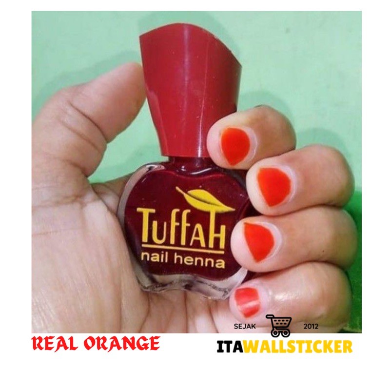 Jual Tuffah Dan Cetar Nail Henna Kemasan Ml Hena Kuku Halal Dan Sah