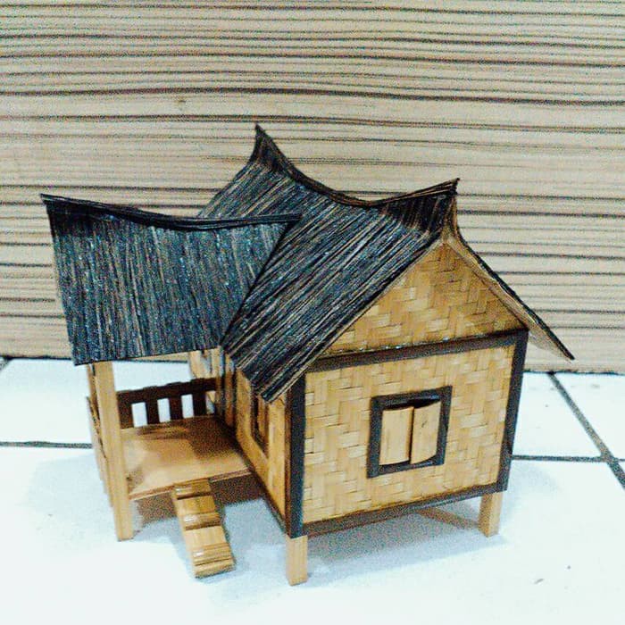 Jual Miniatur Rumah Adat Kampung Naga Shopee Indonesia