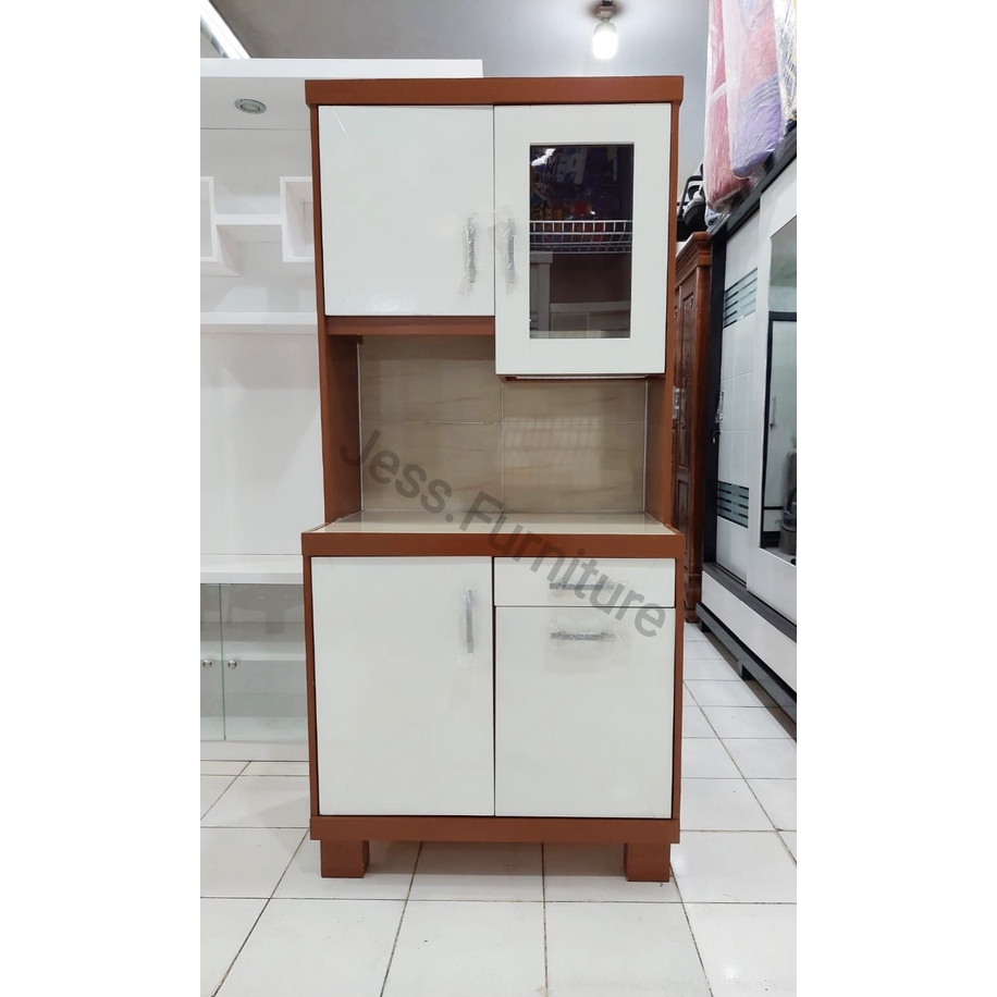 Jual Lemari Sayur Dapur Pintu Rak Sayur Pintu Bahan Kayu Blocteack